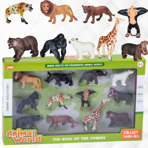 Toy animal figures wild africa - toy,