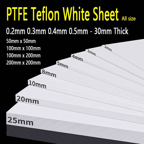 White ptfe sheet plate hard - white,