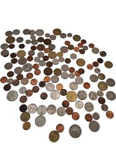 Mixed Lot of World Coins Various Countries and Denominations T2750 D150