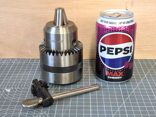 Large keyed drill chuck 19mm - drill, 0-19mm