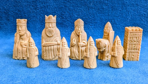 Medieval chess set latex - medieval,