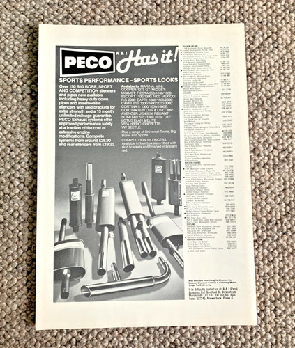 Peco back box exhaust - exhaust,