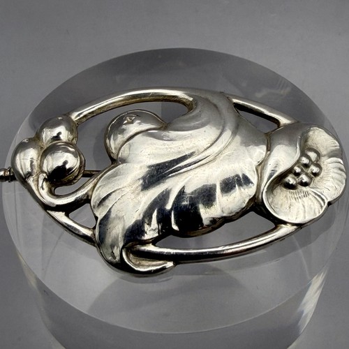 Evald nielsen grapes brooch - nielsen,