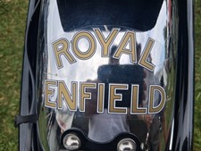 Royal Enfield chrome rear