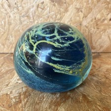 Vintage MDINA Signed Large Art Glass MAGNUM Paperweight  Michael Harris? 10x13cm