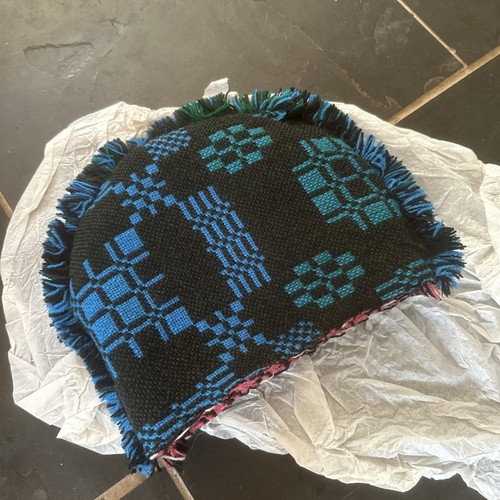Vintage welsh wool tea cosy - welsh,