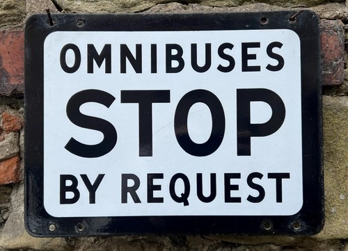 Omnibuses bus stop - omnibuses, request