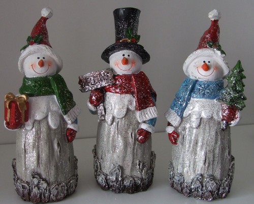 Frosted woodland snowman - woodland,