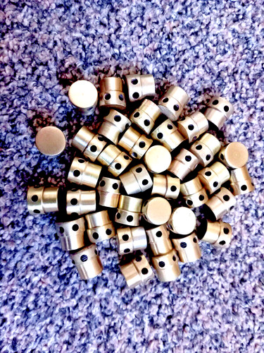 Brass air buttons bialaddin - brass,