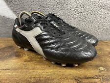 DIADORA Brasil, Classic Vintage Soft Leather Football Boots Moulded Studs UK 8