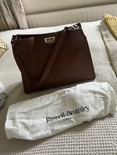Russell And Bromley Brown Leather Tote Shoulder Bag- RRP £295