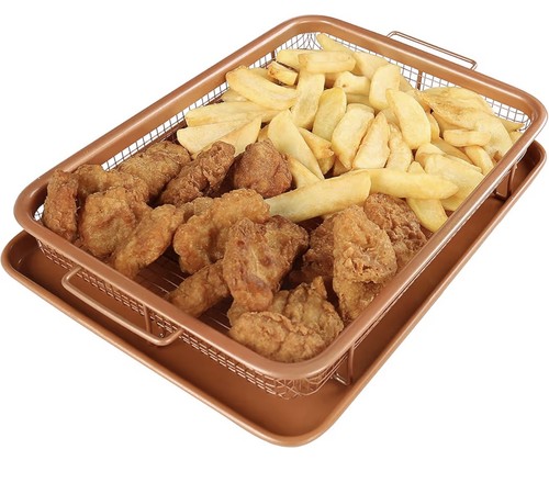 Pcs copper crisper - copper, non-stick