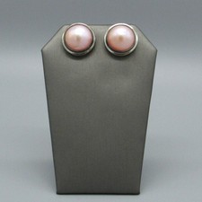 Sterling Silver and Pink Mabe