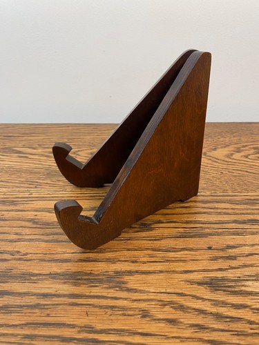 Antique oak folding book - antique,
