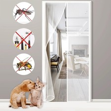 RAINBERG HEAVY DUTY MAGNETIC FLY SCREEN DOOR, BUG MESH CURTAIN *UNUSED*