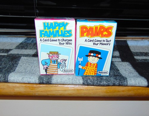 Vintage happy families - happy, pairs