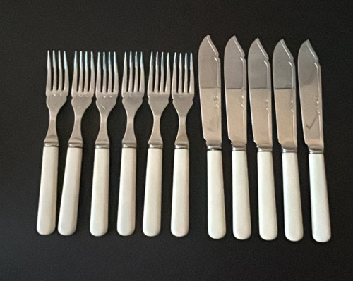 Vintage fish cutlery - vintage, cutlery,