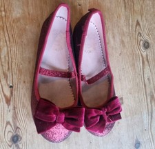 H&M Girls Red Sparkly Glitter