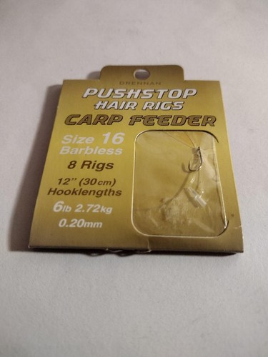 Drennan pushstop hair - drennan, rigs