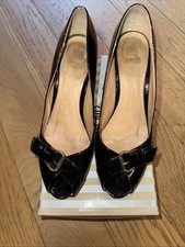 Wallis Peep Toe Shoes Size 6 Black