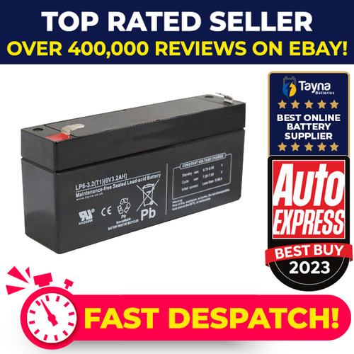 Leoch lp6 3 2ah sealed - 3.2ah,