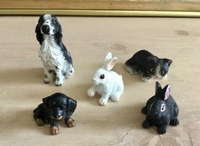 1:12 Doll House Miniature Animals Pets Puppy Dog Rabbits Cat