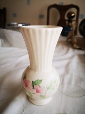 Aldridge Pottery Co L Longton LTD Floral Pattern Vase Vintage 12cm High VGC