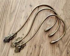 3 x French Brass Curtain Swing
