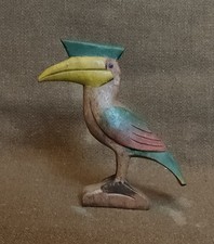 Vintage Wooden Bird Toucan