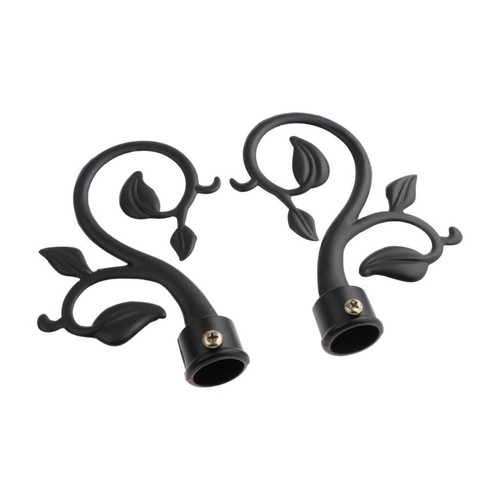 Metal curtain pole end bedroom - metal,