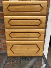 SOLID OAK DRAWER SET 500 WIDE x 235mm HIGH + THREE 500 X 156  STOCK DZ2