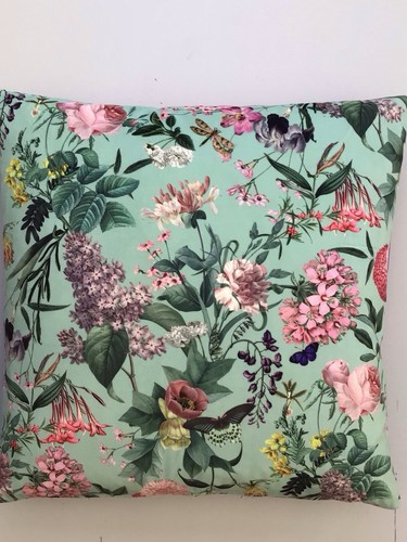 Beautiful floral duck egg blue - beautiful,