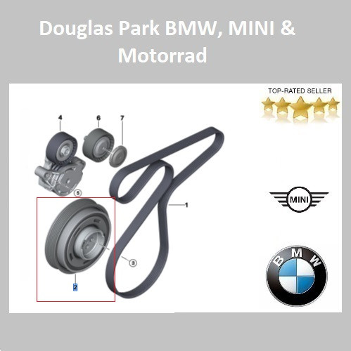 Bmw genuine crankshaft pully - pully, /