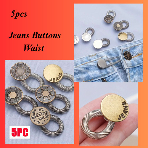 Jeans buttons waist - jeans,