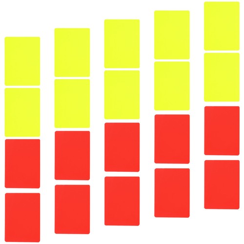 20pcs sports referee red and - 20pcs,