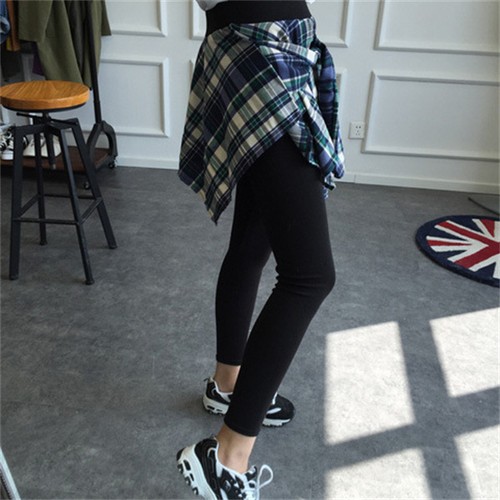 Shirt dress leggings false two - false,