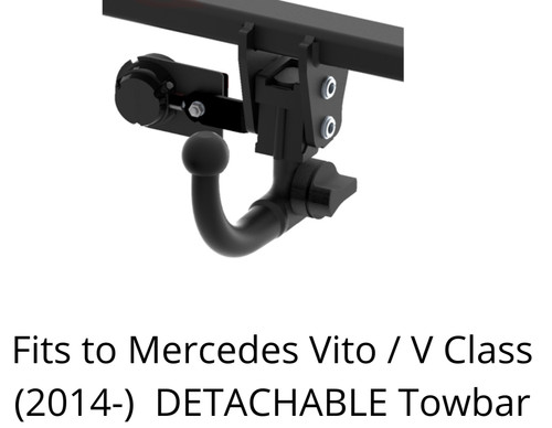 Detachable tow bar for - tow,