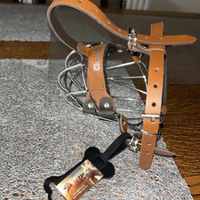 Strong Metal Wire Basket Dog Muzzle   Bull Terrier Staffy , Staffie ( new ) 