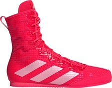 adidas Box Hog 4 Mens Boxing Shoes Red Combat Sports MMA Martial Arts Gym Boots
