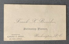 Antique Business Card for