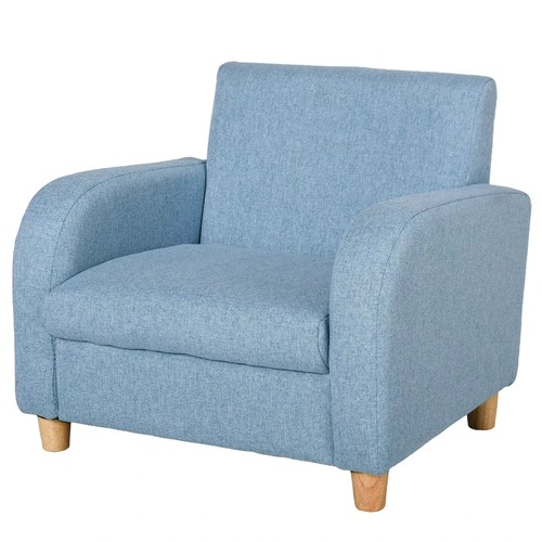 Child armchair wood frame - wood, with