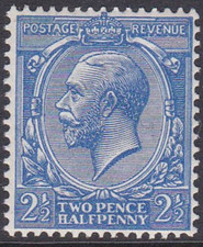 N21(8) 2½d Powder Blue Royal