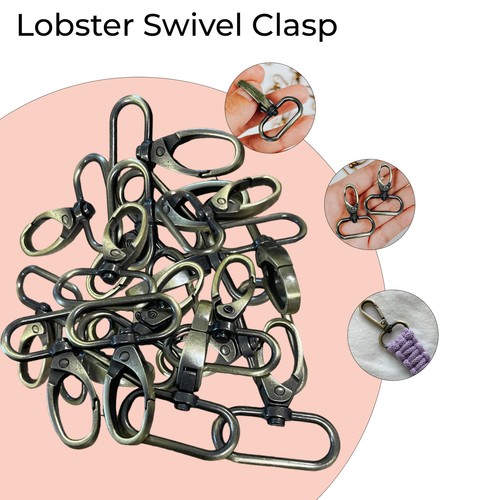 Lobster swivel clasps clips - swivel,