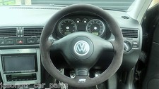 VW Mk4 Golf R32  -  steering wheel genuine alcantara - RETRIMMING SERVICE