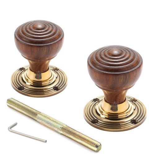 Rosewood aged brass - aged, wooden
