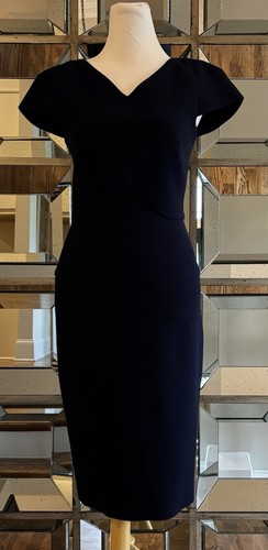 Roland mouret navy - roland, wool