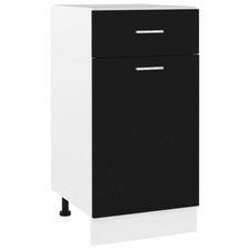 Drawer cabinet lyon black - cabinet,