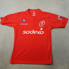 British Army Mens Rugby Shirt Small Red Kooga Jersey Sodexo GB 2011/12 Union