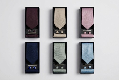 Men textured slim tie - men's,