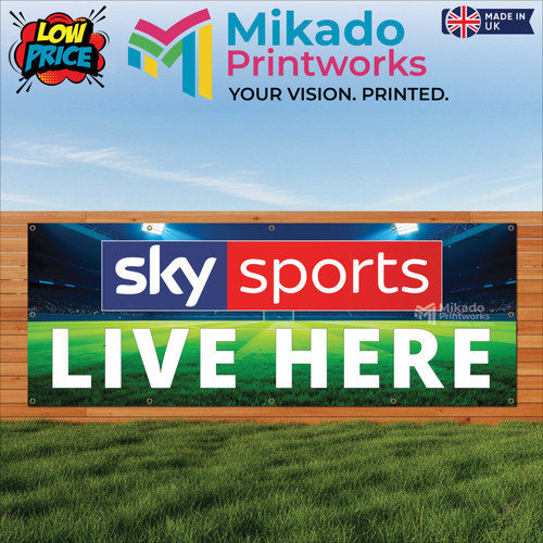 Sky sports live here - live, banner